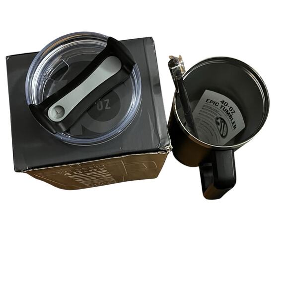 40 oz 'Thanks for all You Do'!' Stainless Steel Hot Cold Tumbler with Handle - Picture 6 of 10